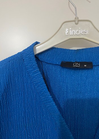 Ekol saks mavisi bluz - Görsel 7