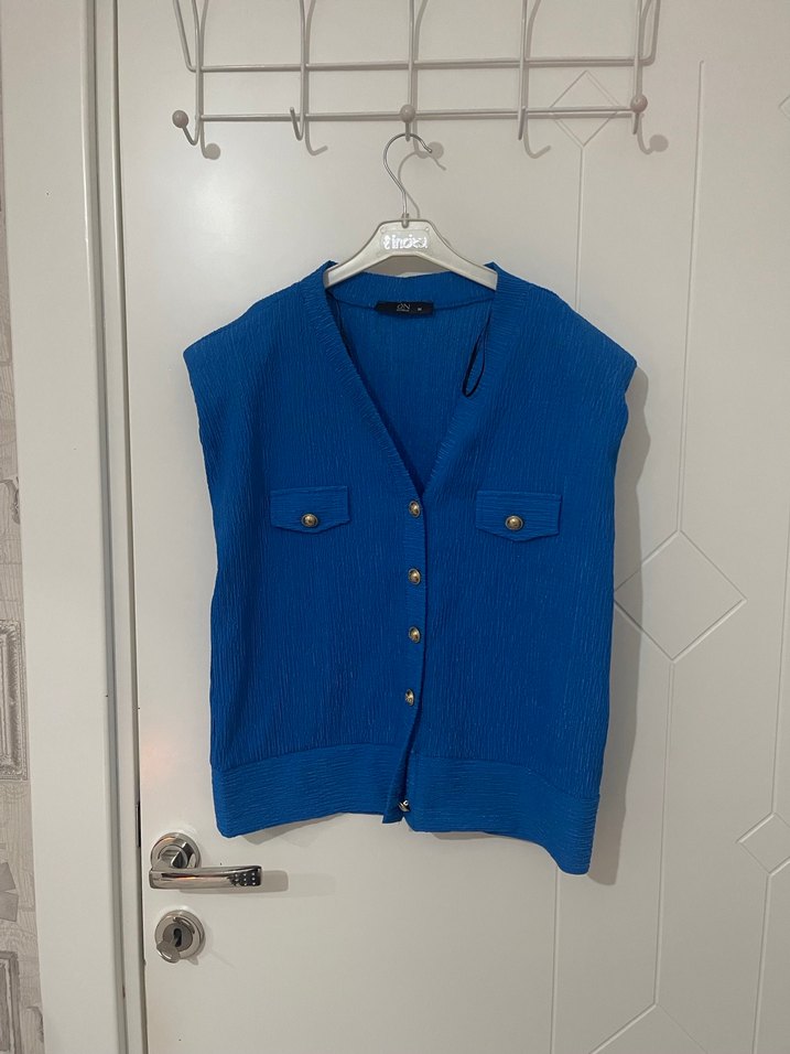 Ekol saks mavisi bluz - Görsel 2