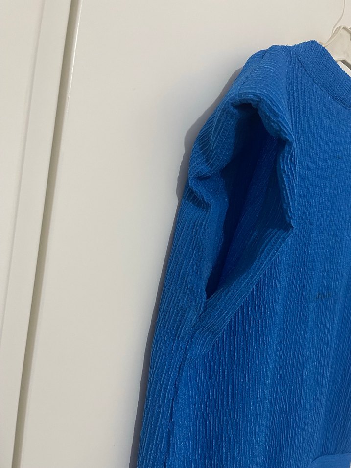 Ekol saks mavisi bluz - Görsel 3