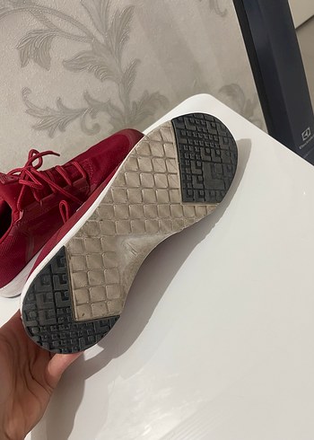 Lacoste Kırmızı Bağcıklı Kadın Spor Ayakkabı - Görsel 5