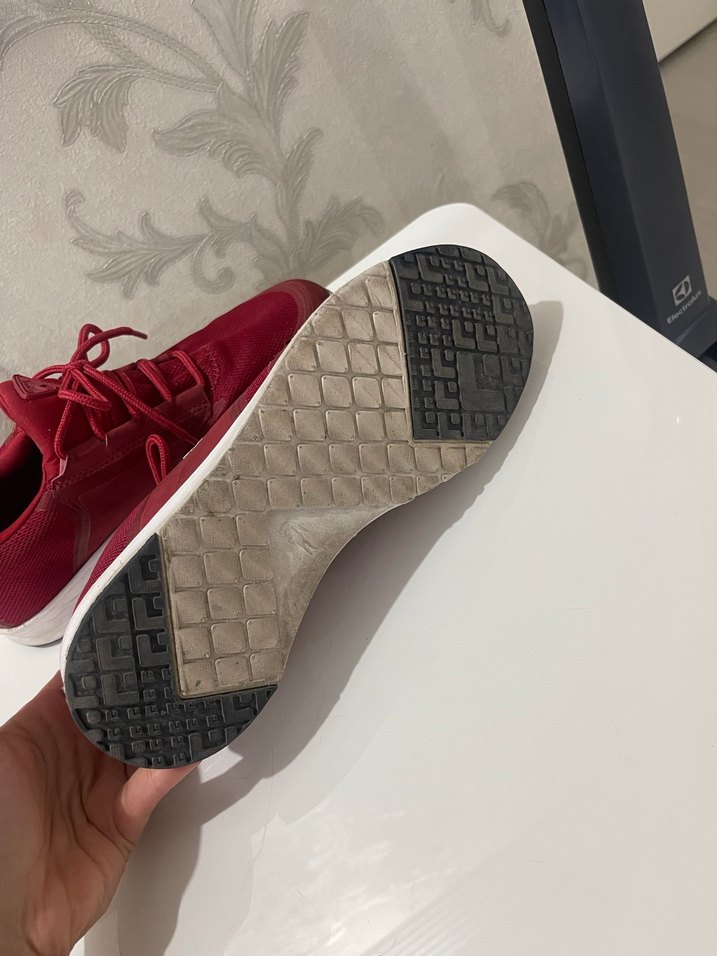 Lacoste Kırmızı Bağcıklı Kadın Spor Ayakkabı - Görsel 5