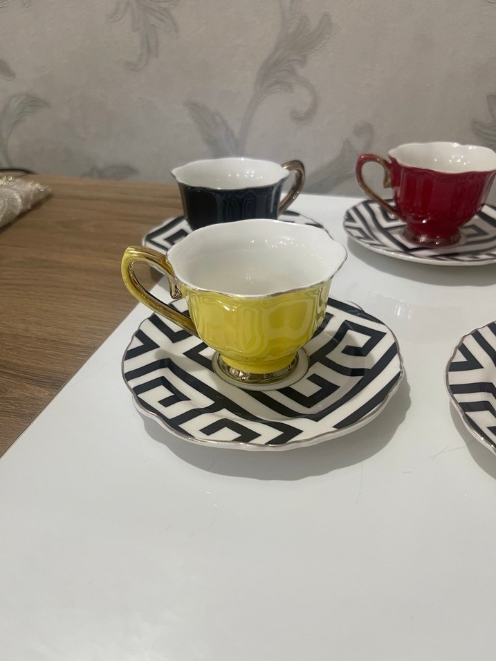 Renkli fincan seti - Görsel 4