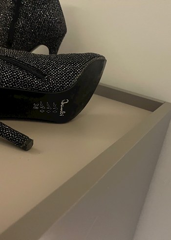 Bambu topuklu çizme - Görsel 4
