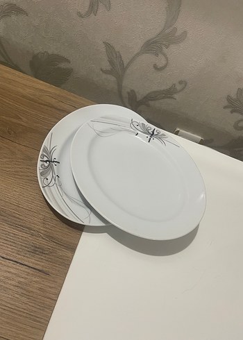 Beyaz Gri Desenli kayık - Görsel 2