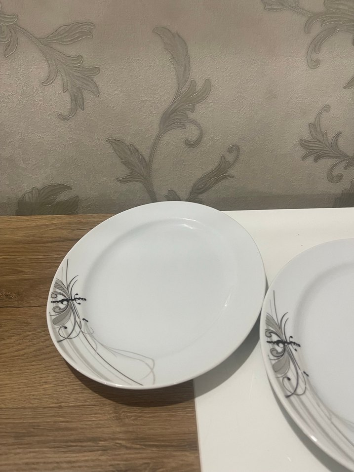 Beyaz Gri Desenli kayık - Görsel 3