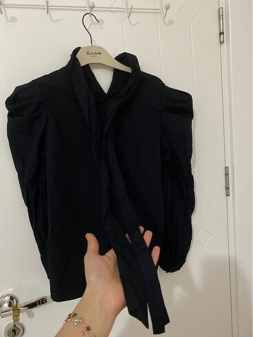 l Beden siyah Renk Stradivarius bluz