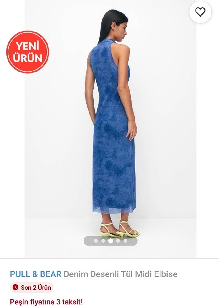 Pull and bear elbise  - Görsel 2