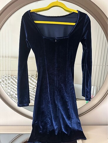 Kadife elbise - Görsel 6