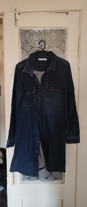 PULL AND BEAR JEAN KOT ELBİSE CEKET