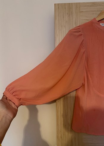 Düğmeli, Uzun Kollu Kadın Gömlek - Görsel 3