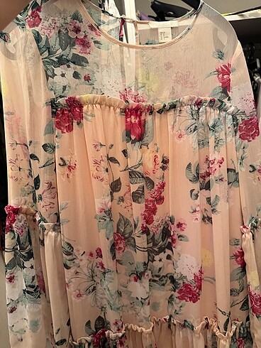 38 Beden pembe Renk H&m elbise