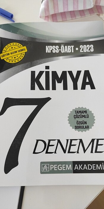 Kimya pegem ÖABT denemesi