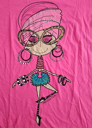 s Beden pembe Renk Patrizia Pepe fuşya t-shirt