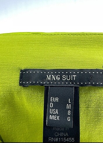 l Beden yeşil Renk mango bluz - top