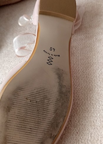 Pembe Payetli Nakışlı gelin Özel Ayakkabı - Görsel 4