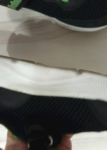 Yeşil Erkek Çocuk Spor Ayakkabı Velcro - Görsel 2