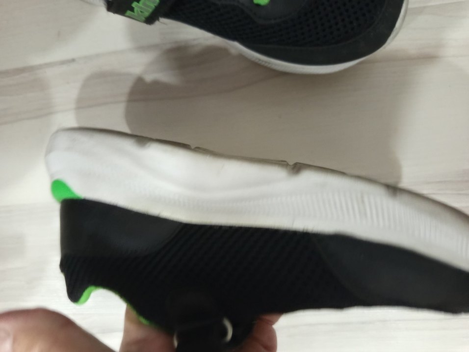 Yeşil Erkek Çocuk Spor Ayakkabı Velcro - Görsel 2