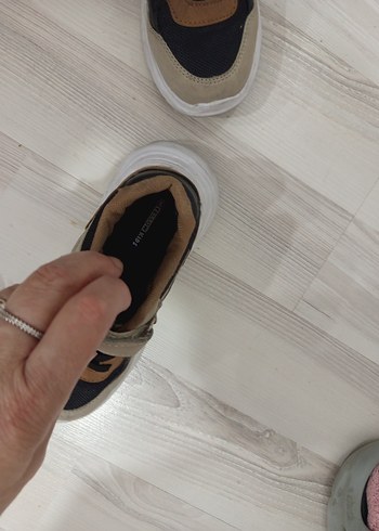 toplu fiyat Renkli Erkek Çocuk Spor Ayakkabısı Velcro - Görsel 6