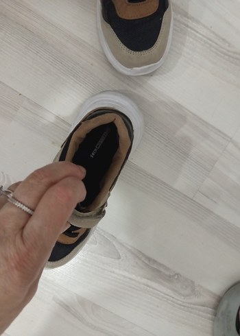 toplu fiyat Renkli Erkek Çocuk Spor Ayakkabısı Velcro - Görsel 5