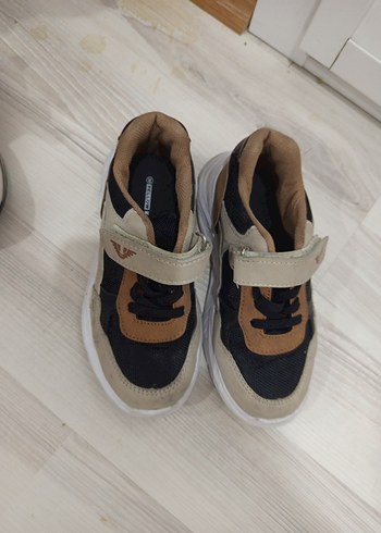 toplu fiyat Renkli Erkek Çocuk Spor Ayakkabısı Velcro - Görsel 7