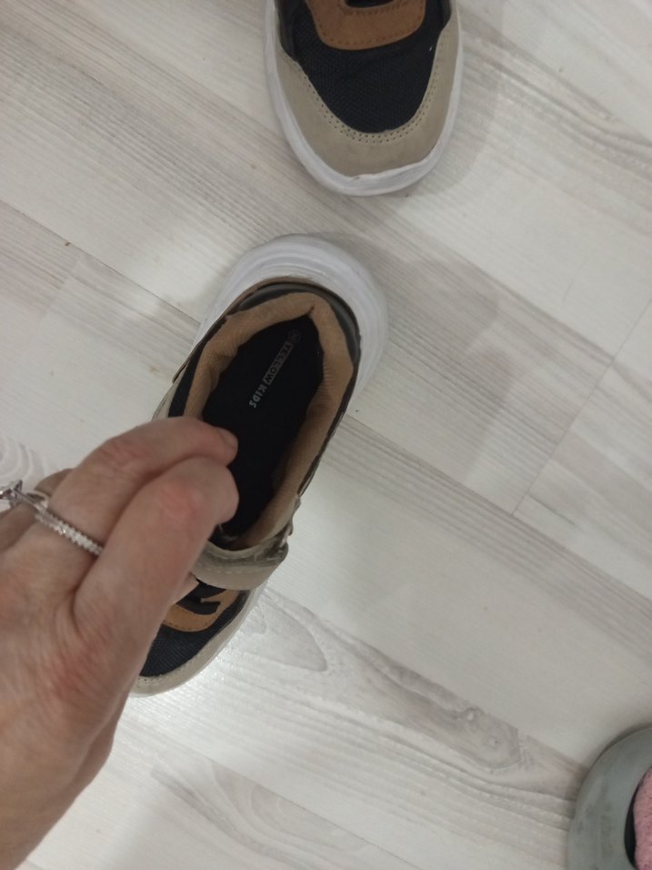 toplu fiyat Renkli Erkek Çocuk Spor Ayakkabısı Velcro - Görsel 5