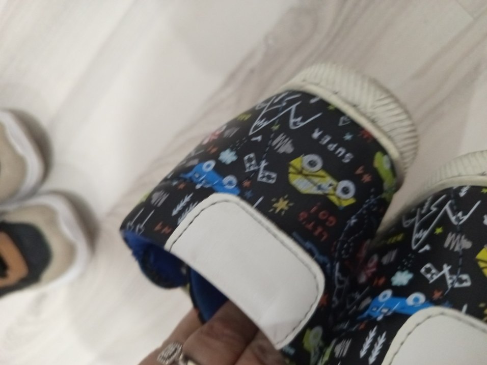 toplu fiyat Renkli Erkek Çocuk Spor Ayakkabısı Velcro - Görsel 2