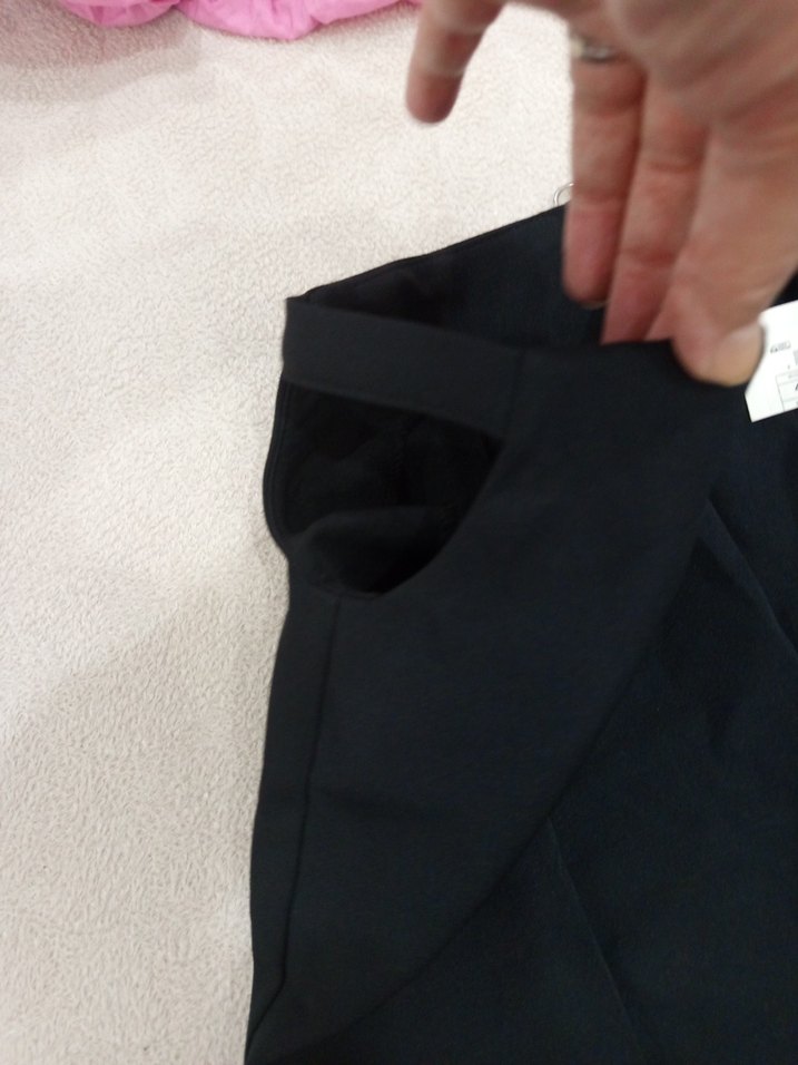 Siyah Pilili Kadın İspanyol Paça Pantolon sıfır - Görsel 5