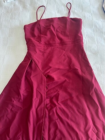 Mürdüm dokuma abiye trendyolmilla - Görsel 6