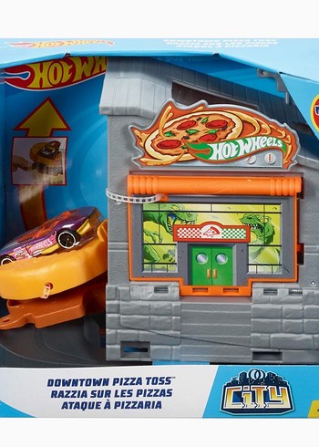Beden Renk Hot Wheels Şehir Otoparkı Oyun Seti Downtown Pizza