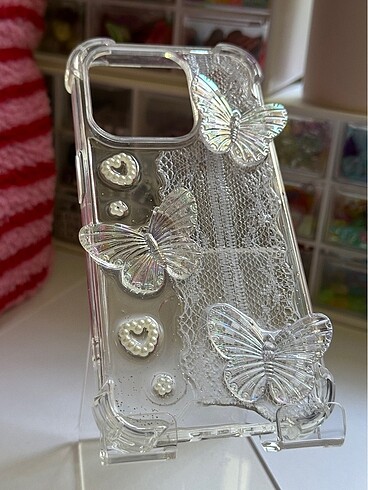 Lace White Butterfly