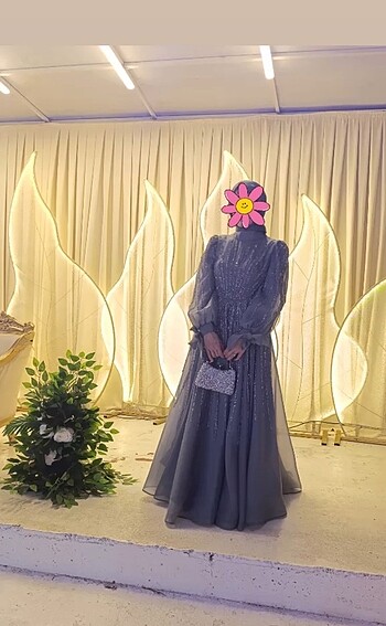 Kiralık Tesettür Abiye Elbise