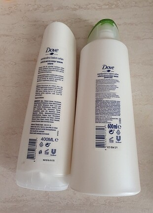 Dove şampuan ve bakım kremi ve koton elbise