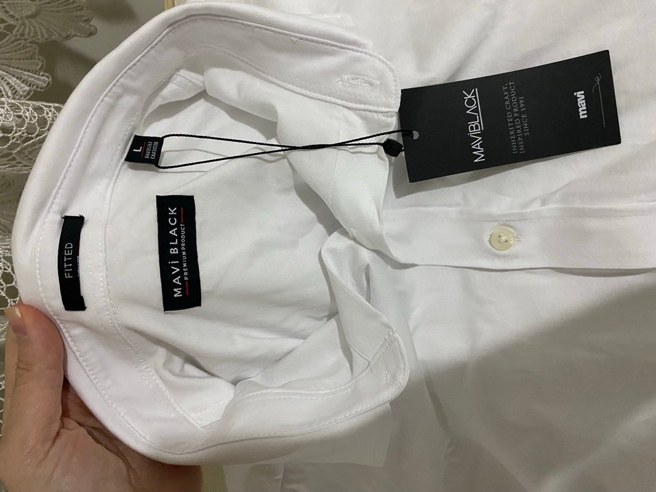 Mavi markası, Beyaz Keten Regular Fit Erkek Gömlek - Görsel 4