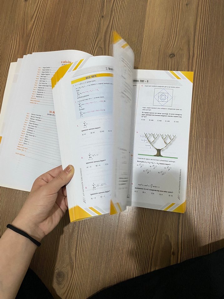 Bilgi Sarmal Yayınları Matematik AYT Soru Bankası 2. Oturum - Görsel 5