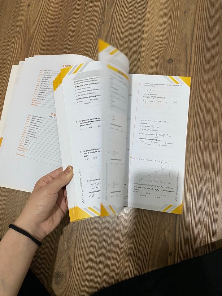 Bilgi Sarmal Yayınları Matematik AYT Soru Bankası 2. Oturum - Görsel 4