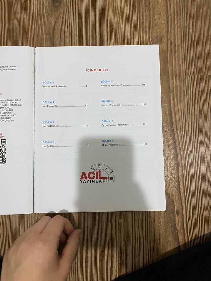 Acil Matematik Problemler Sınav Hazırlık Kitabı - Görsel 2