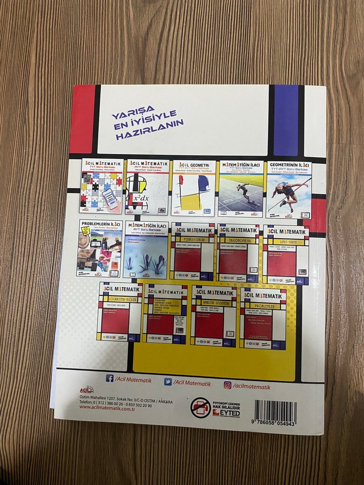 Acil Matematik Problemler Sınav Hazırlık Kitabı - Görsel 4