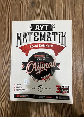 Orijinal Yayınları AYT Matematik Soru Bankası