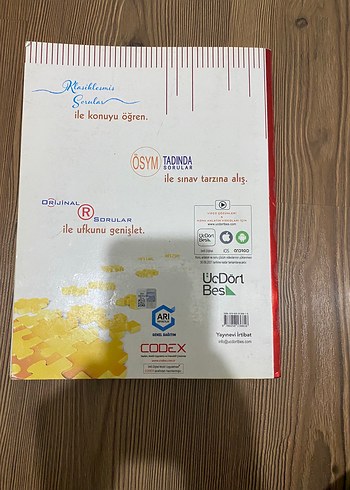 ÜçDörtBeş yayınları AYT Matematik Video Konulu Soru Bankası - Görsel 3