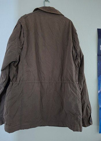 Düğmeli Kahverengi Erkek mont - Görsel 11