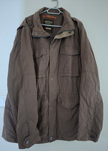 Düğmeli Kahverengi Erkek mont - Görsel 6