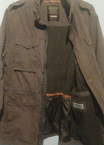 Düğmeli Kahverengi Erkek mont - Görsel 3