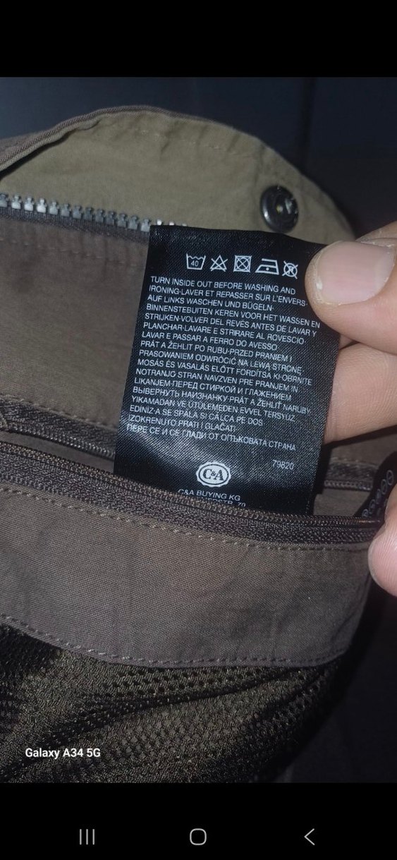 Düğmeli Kahverengi Erkek mont - Görsel 4