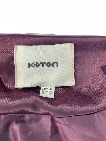 44 Beden bordo Renk Koton Mont %70 İndirimli.