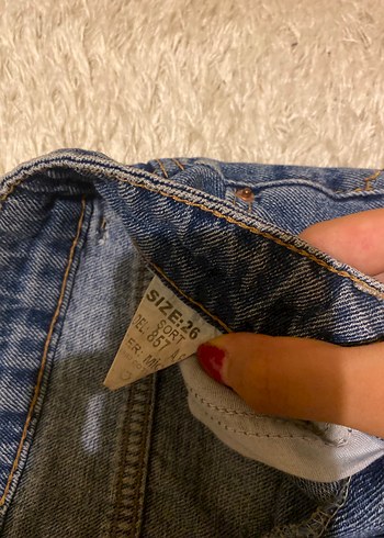 Diğer Mini Mavi Denim Şort