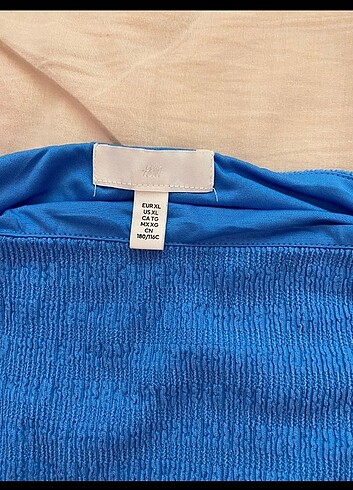 xl Beden H&M den mavi bluz