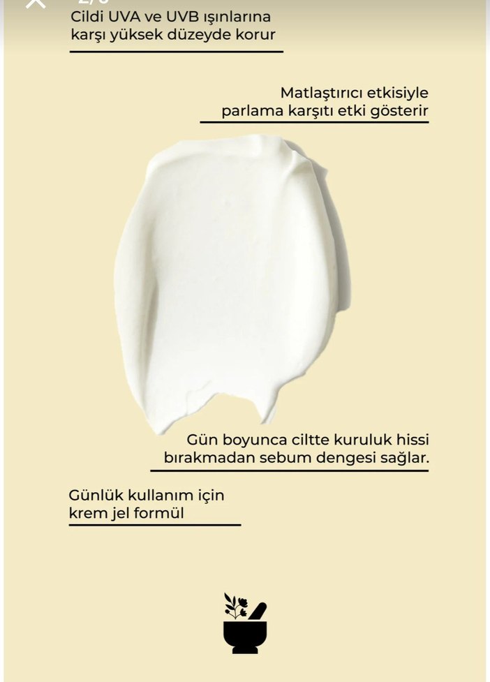 Cosmed SPF50+ Mat Bitişli Güneş Kremi 40 ml - Görsel 3
