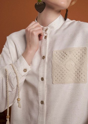 Kayra tesettür gömlek tunik - Görsel 3