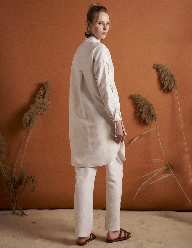 Kayra tesettür gömlek tunik - Görsel 4