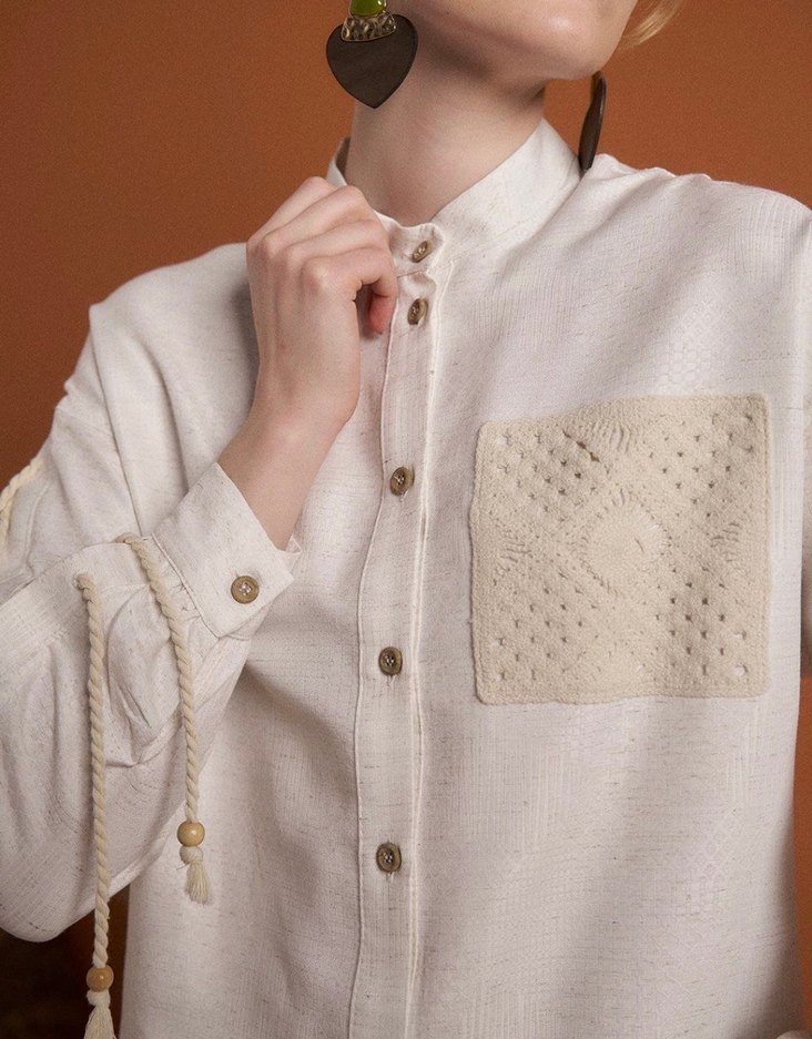 Kayra tesettür gömlek tunik - Görsel 3